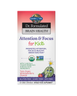 Garden of Life Dr. Formulated Attention & Focus for Kids, Watermelon Berry Flavor, 60 Chewables
