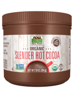 NOW Foods Slender Hot Cocoa, Organic - 10 oz.