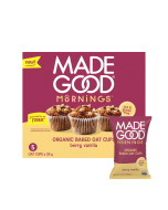 MadeGood Berry Vanilla Organic Baked Oat Cups - Front view