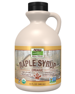 NOW Foods Maple Syrup, Organic Grade A Amber Color - 32 oz.