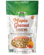 NOW Foods Cashews, Maple Glazed - 10 oz.
