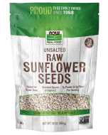 NOW Foods Sunflower Seeds, Raw & Unsalted - 1 lb.