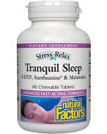 Natural Factors Stress Relax Tranquil Sleep, 60 chewable tablets