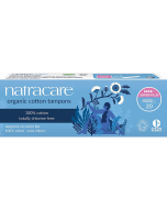 NatraCare Organic Cotton Super Plus Tampons, 20 Count