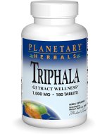 Planetary Herbals Triphala Internal Cleanser 1000 mg, 180 Tablets