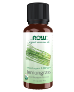 NOW Foods Lemongrass Oil, Organic - 1 fl. oz.