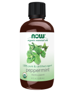 NOW Foods Peppermint Oil, Organic - Front view