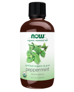 NOW Foods Peppermint Oil, Organic - Front view