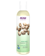 NOW Foods Castor Oil in Plastic Bottle, Organic - 8 fl. oz.