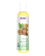 NOW Foods Sweet Almond Oil, Organic - 8 fl. oz.