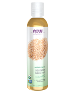 NOW Foods Sesame Seed Oil, Organic - 8 fl. oz.