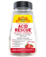 Country Life Berry Flavor Acid Rescue, 60 Chewable Tablets