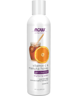 NOW Foods Vitamin C & Manuka Honey Gel Cleanser - 8 fl. oz.