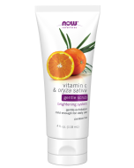 NOW Foods Vitamin C & Oryza Sativa Gentle Scrub - 4 fl. oz.