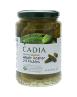 Cadia Organic Whole Dill Pickles - Front view