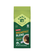 Cadia Organic Light Roast Coffee – Breakfast Blend - Front view