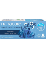 NatraCare Organic Cotton Super Tampons, 20 Count
