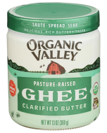 Organic Valley Ghee, Clarified Butter, 13 oz.