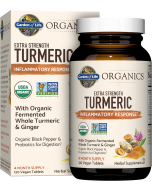 Garden of Life Organics Turmeric, 120 tablets