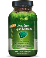 Irwin Naturals Men's Living Green Liquid Gel Multi-Vitamin, 120 Softgels