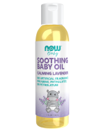 NOW Foods Soothing Baby Oil, Calming Lavender - Front view