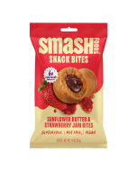 Smash Foods Sunflower Butter & Strawberry Jam Snack Bites - Front view