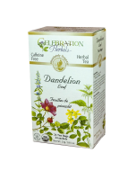 Celebration Herbals Organic Dandelion Root Raw - Front view