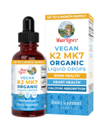 MaryRuth's K2 (MK7) Organic Drops Unflavored - Front view
