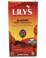Lily's Almond Dark Chocolate Bar, 3 oz.