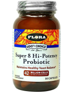 Flora Super 8 Hi-Potency Probiotic, 30 capsules