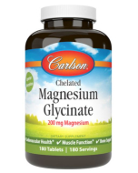 Carlson Chelated Magnesium, 180 tablets