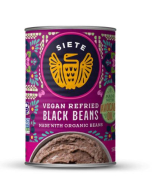 Siete Refried Black Beans, 16 oz.