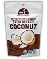 Mavuno Harvest Dark Chocolate Dipped Dried Organic Coconut, 3 oz.