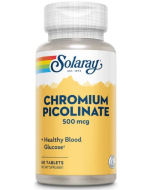 Solaray Chromium Picolinate 500 MCG, 60 Tablets