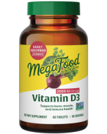 MegaFood Vitamin D3 2000 IU, 60 Tablets