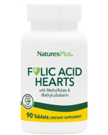 Nature's Plus Folic Acid Hearts, 90 Tablets