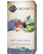 Garden of Life Organics Men's Once Daily, 30 Tablets