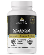 Ancient Nutrition Regenerative Organic Certified™ Once Daily Probiotics, 30 count