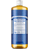 Dr. Bronner's Pure-Castile Liquid Soap, Peppermint, 32 fl. oz.