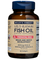 Wiley's Finest Prenatal DHA, 60 Fish Softgels