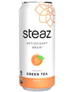 Steaz Organic Green Tea Peach - Main