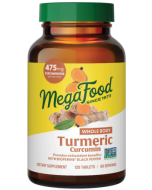 MegaFood Tumeric Strength for Whole Body, 120 Tablets