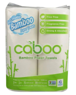 Caboo Tree Free Bamboo Paper Towels, 2 pack