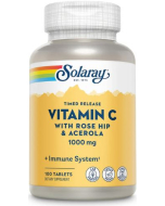Solaray Time Released Vitamin C, 1000mg, 100 Tablets