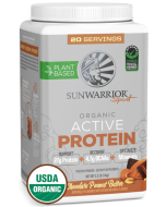 Sunwarrior Organic Active Protein Chocolate Peanut Butter, 2.2 Lbs