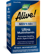 Nature's Way Alive Once Daily Men's 50+ Ultra Potency Multivitamin,  60 Tablets