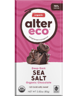 Alter Eco Deep Dark Sea Salt Chocolate Bar, 2.82 oz.