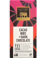 Endangered Species Cacao Nibs + Dark Chocolate, 3 oz.