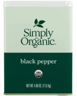 Simply Organic Black Pepper, 4 oz.