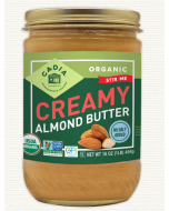 Cadia Organic Unsalted Creamy Almond Butter, 16 oz.